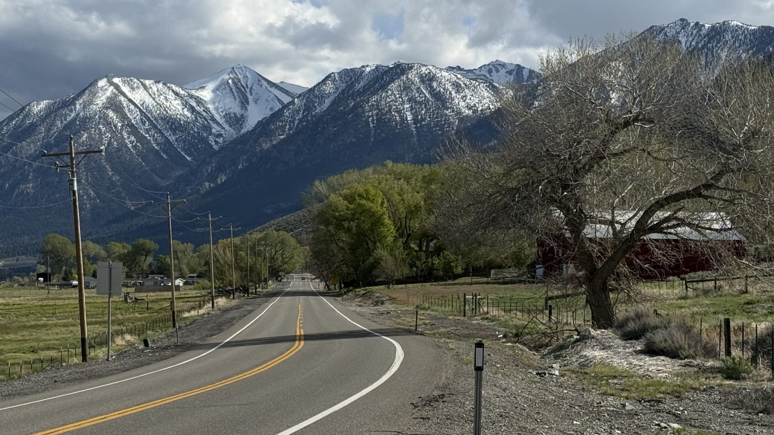 Foothill Road on the way to the ranch.